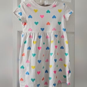 Old Navy Kids Dress with Colorful Heart Pattern
